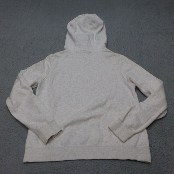 Nike Hoodie Womens XS Gray Sweatshirt Swoosh Pullover Lightweight High Neck - Picture 2 of 10